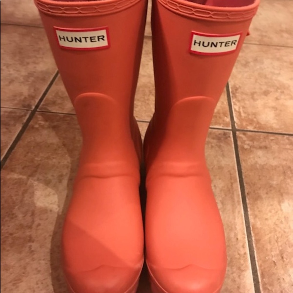 Orange Hunter Boots